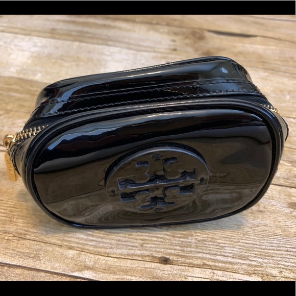 Black Tory Burch Cosmetic Pouch - Picture 2 of 7